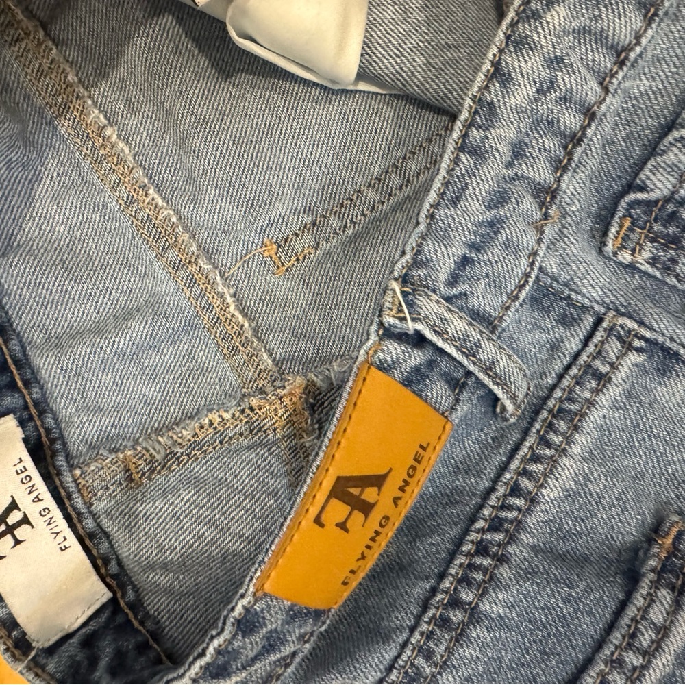 Stylish Light Blue Flare Jeans - Picture 7 of 7